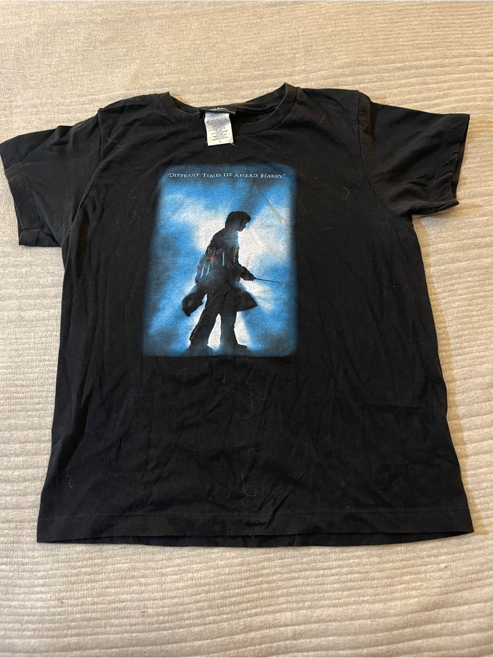 HARRY POTTER youth large T shirt Goblet of Fire tee 2005 JK Rowling wizard